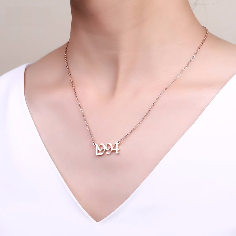 Personalized Birthdate Necklace