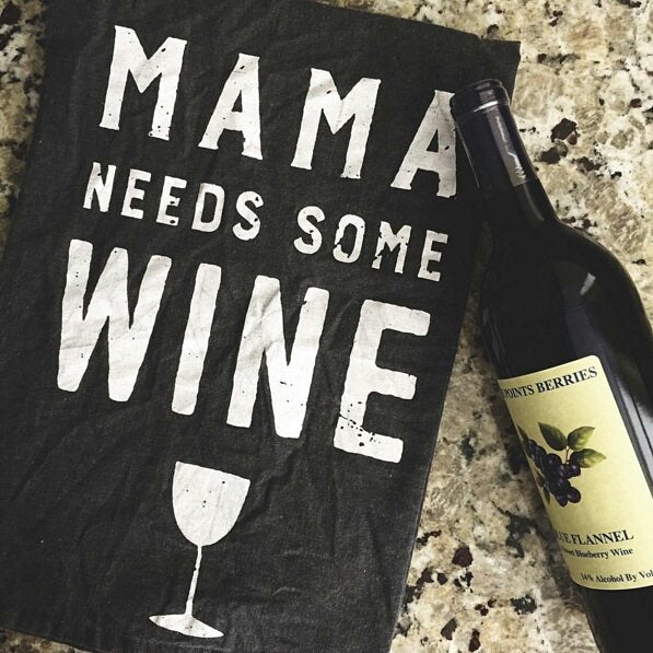 "Mama Needs Some Wine" Kitchen Towel